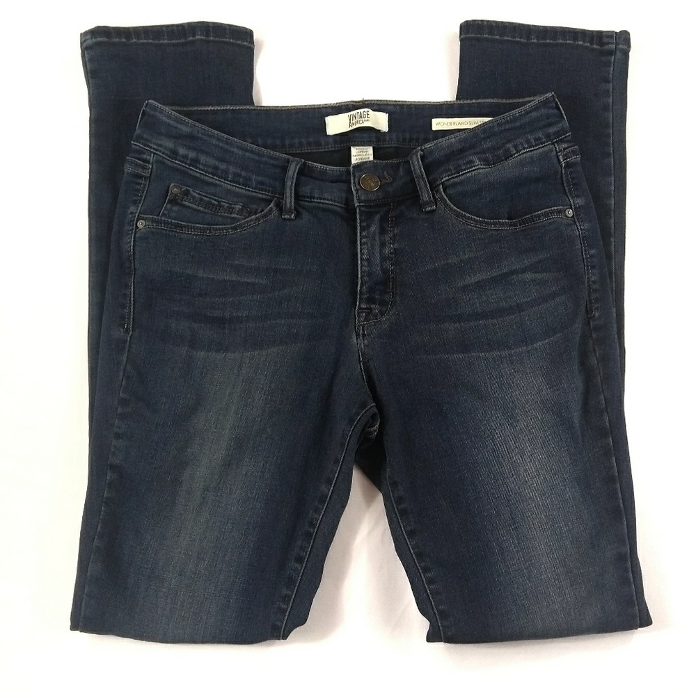 Vintage America Wonderland Slim Straight Jeans Sz6
